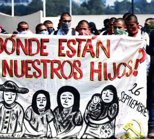 Manifestación por personas desaparecidas en México