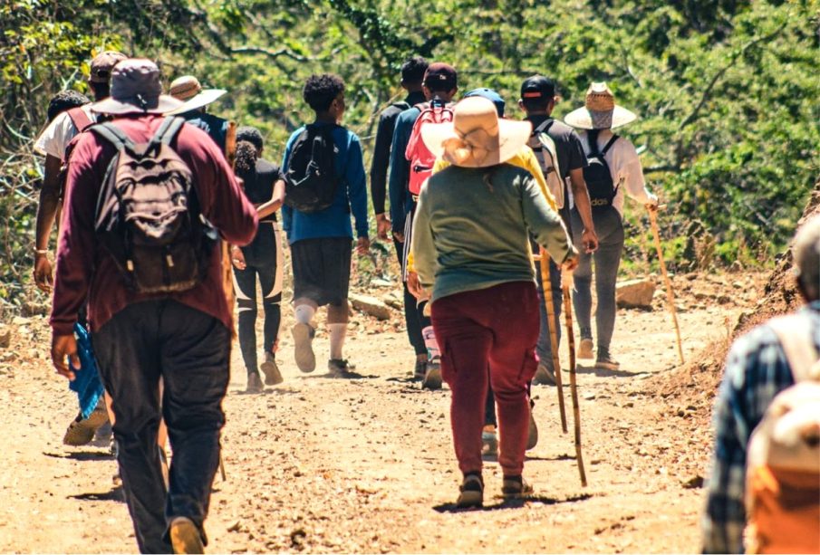 Peregrinos arriban a Talpa de Allende, Jalisco