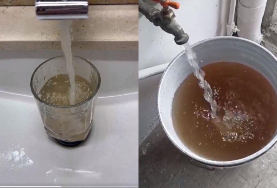 (VIDEO) ¡Cuidado! Así es el agua contaminada en Benito Juárez, CDMX; tiene derivados de petróleo