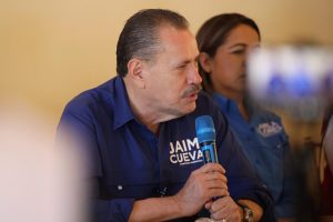 Jaime Cuevas Tello en rueda de prensa