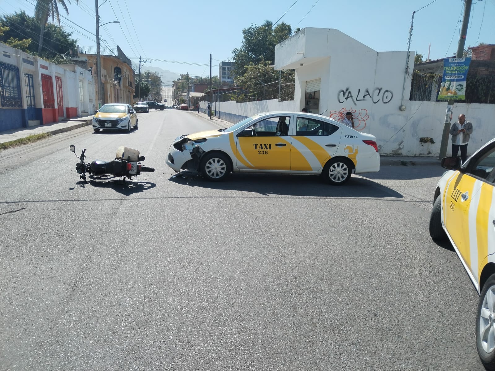 Accidente en la colonia Bobadilla