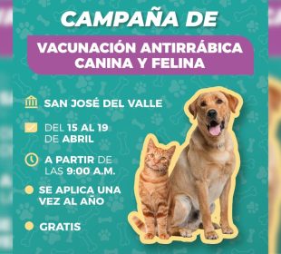 Campaña de vacunación antirrábica