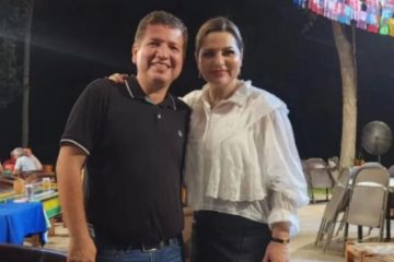 Claudia Delgadillo y el difunto Francisco