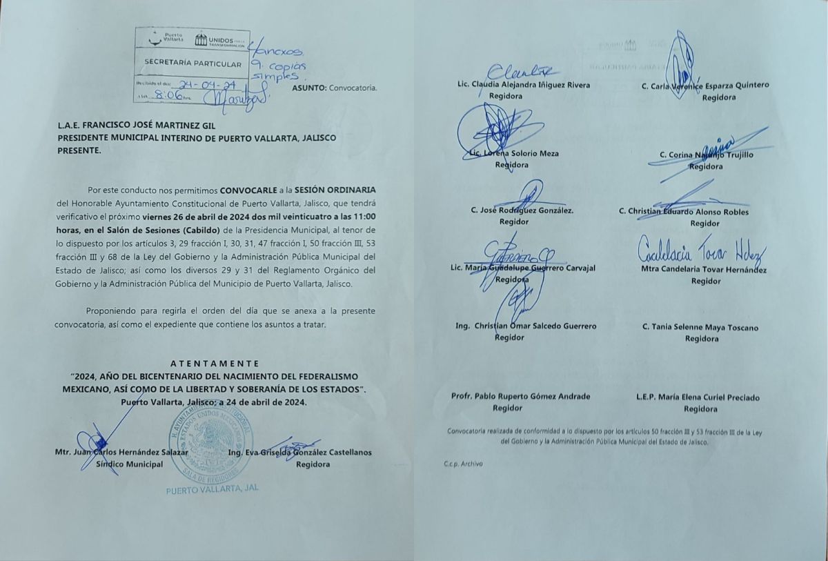 Documento de sesión ordinaria