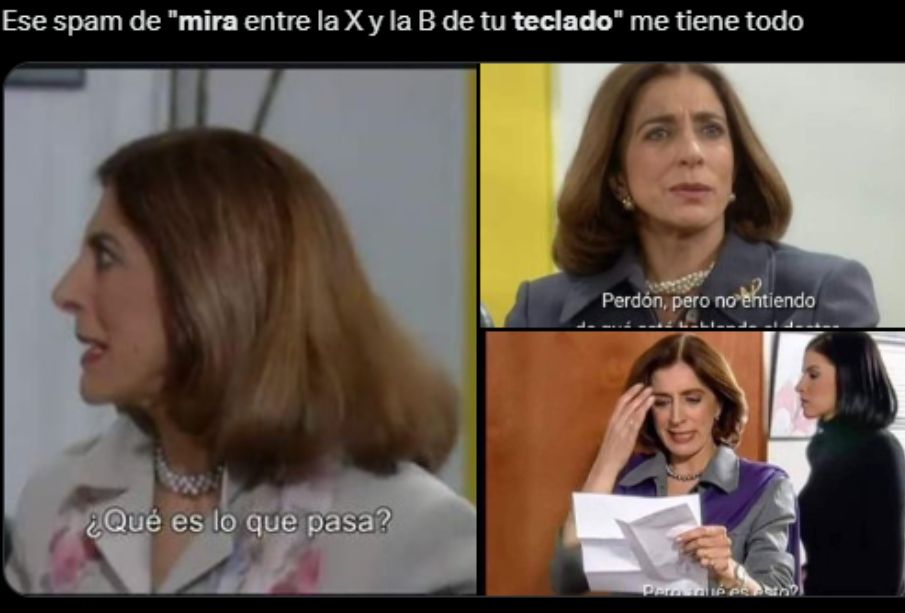 "Mira entre la X y la B en tu teclado": Los mejores MEMES de este trend y su significado