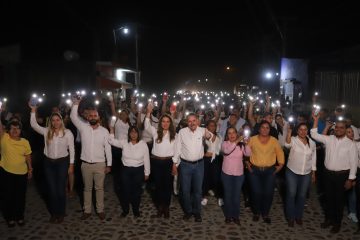 Jaime Cuevas recorriendo calles