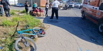 ¡Accidente! Atropellan a ciclista en Fluvial Vallarta