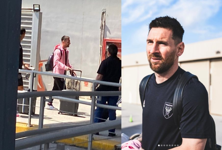 Messi llega a Monterrey