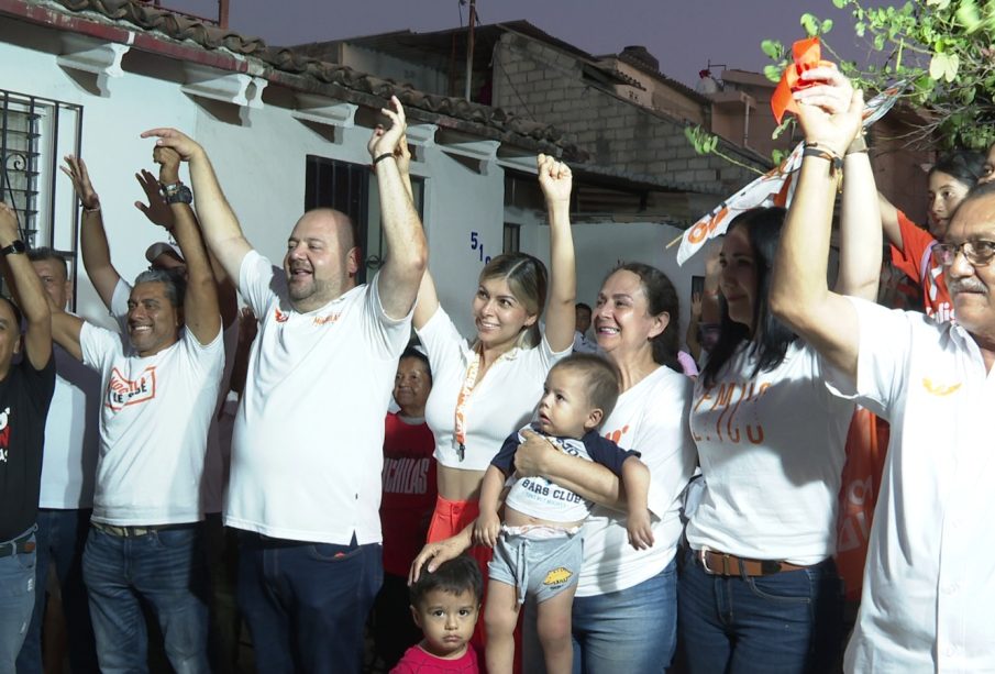 Mochilas en evento