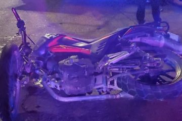 Motociclista herido tras chocar con unidad de la Guardia Nacional