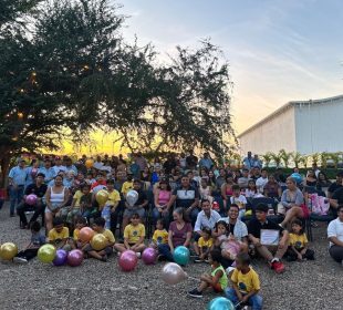 Niñas y niños de la Fundación Canica