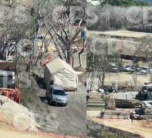 Obra de construcción en Punta de Mita