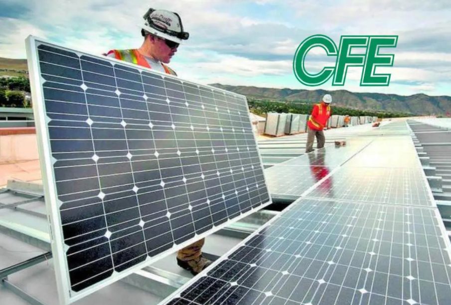 Paneles solares CFE