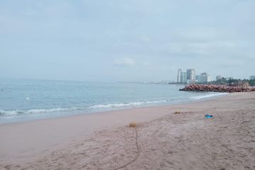 Playa Camarones en vigilancia por supuesto tiburón