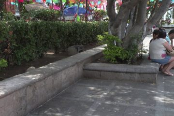 Plaza de armas de Vallarta sucia y con multa de CFE al Ayuntamiento