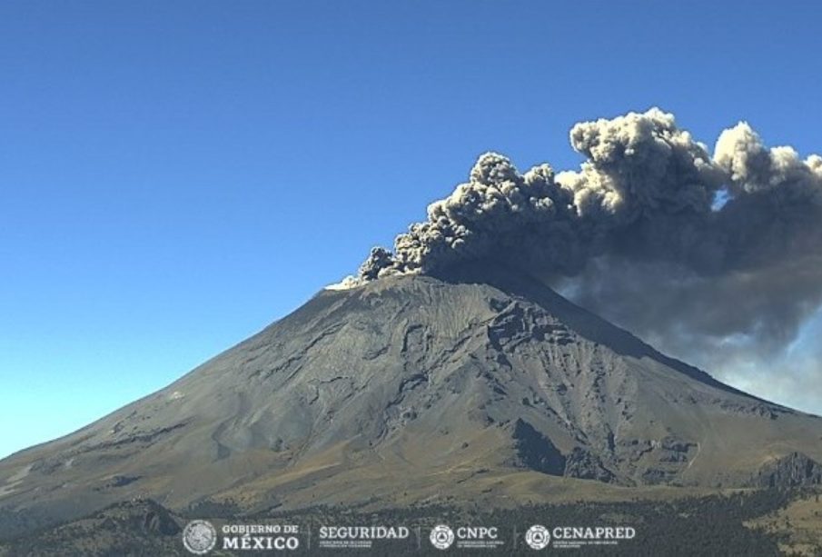 Reciente actividad volcán Popocatépetl 185 personas atendidas