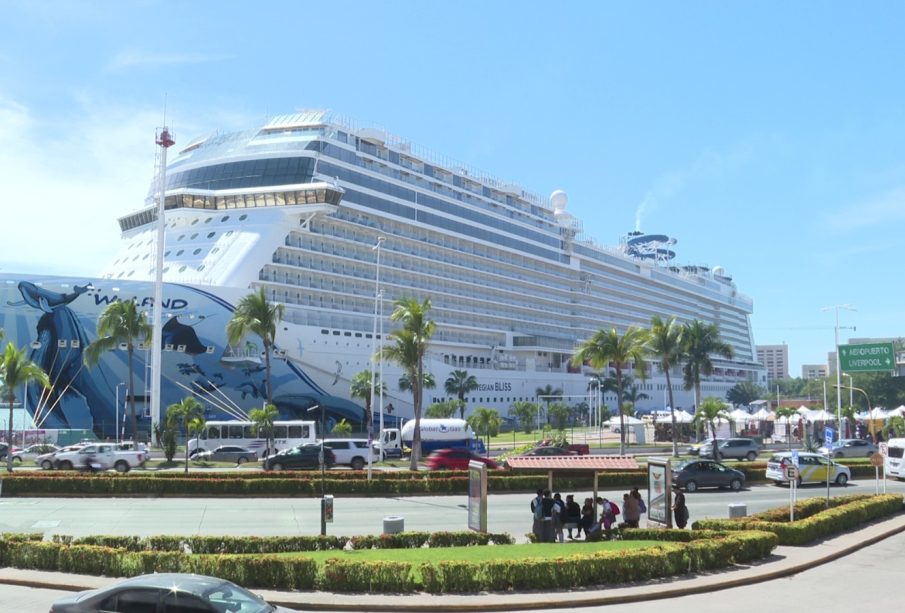 Disminuye arribo de cruceros internacionales a Vallarta en primer trimestre del año