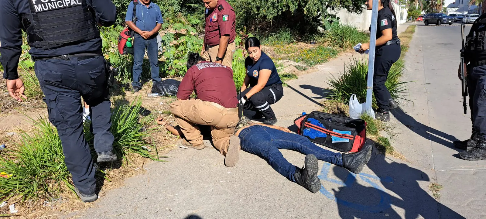 ¡Accidente! Atropellan a ciclista en Fluvial Vallarta
