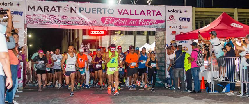 ¡Todo listo para el Maratón Puerto Vallarta! Se cerrarán algunas vialidades