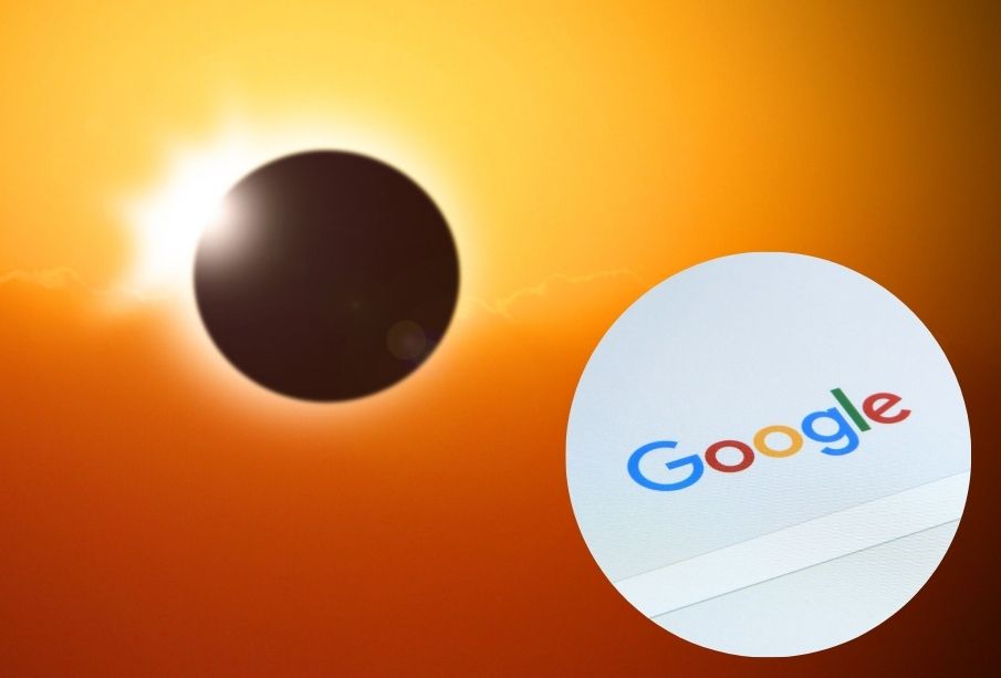 (VIDEO) Descubre lo que aparece si escribes "Eclipse Solar" en el buscador de Google