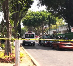 Área resguardada por balacera en Hospital Balbuena