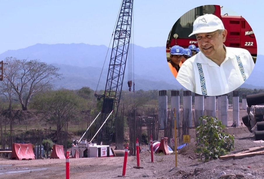 AMLO se encuentra en Bahía; supervisa libramiento La Cruz de Huanacaxtle - Ixtapa