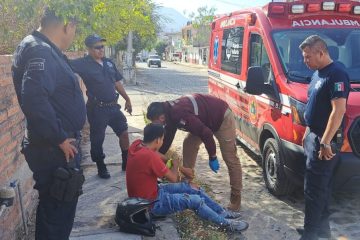 Motociclista atropella a policía en Puerto Vallarta