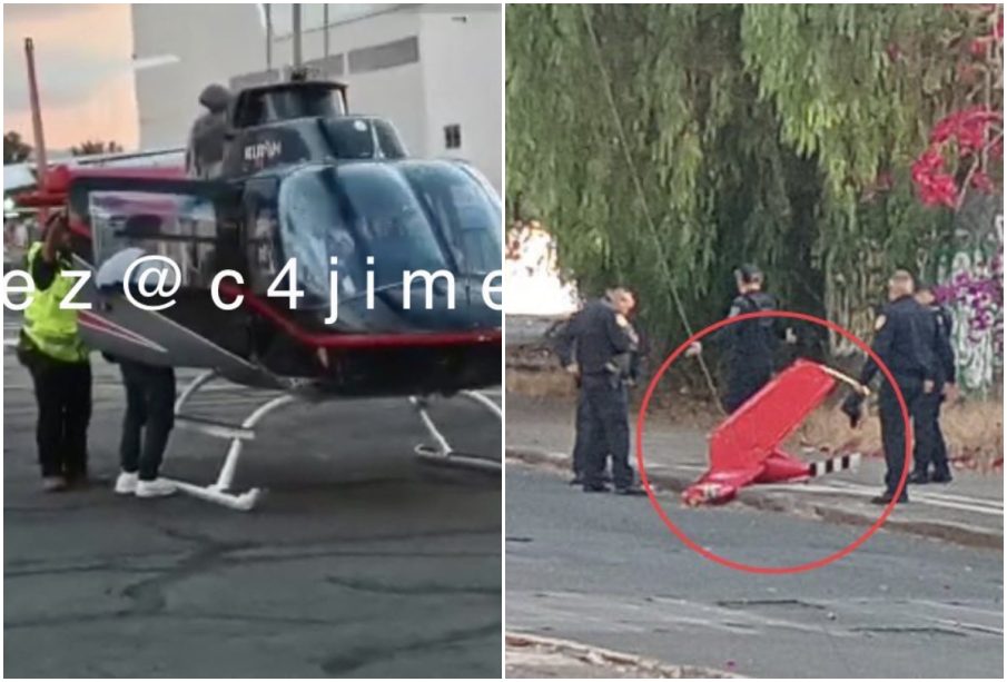 Cae helicóptero