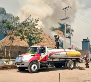 Incendio en restaurante.