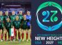 Futbolistas mexicanas en la cancha