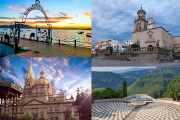 Postales de paisajes turísticos de Jalisco