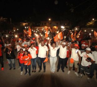 Ramón Guerrero en Campaña electoral