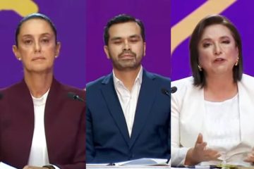 Candidatos a la presidencia de México en el primer debate