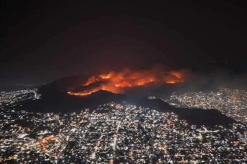 Incendio en Guerrero