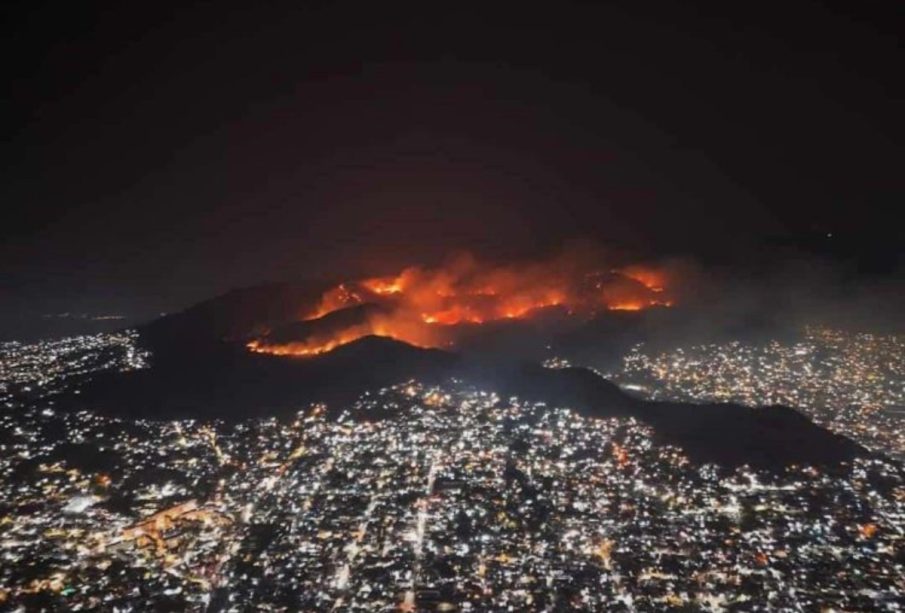 Incendio en Guerrero