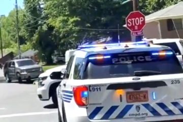 Patrullas de policía tras tiroteo en Carolina del Norte