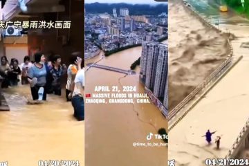 Inundaciones por Tormentas que azotan a China