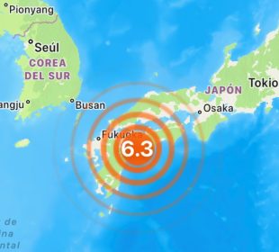 sismo en Japón