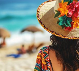 Mujer observa el mar