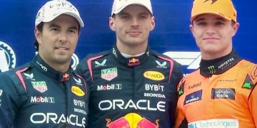 Max Verstappen se adjudica la Pole Position en Japón; Checo Pérez arrancará segundo