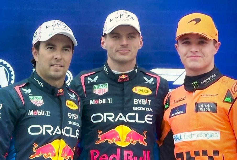 Max Verstappen se adjudica la Pole Position en Japón; Checo Pérez arrancará segundo