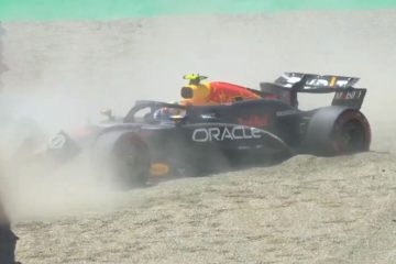 (VIDEO) Checo Pérez sufre choque en el Gran Premio de Emilia-Romagna