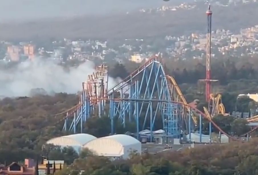 (VIDEO) Registran fuerte incendio en el Bosque de Tlalpan, CDMX