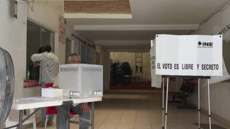 Casillas instaladas para votación