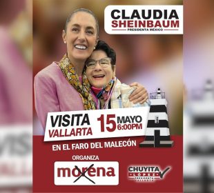 Chuyita López y Claudia Sheinbaum