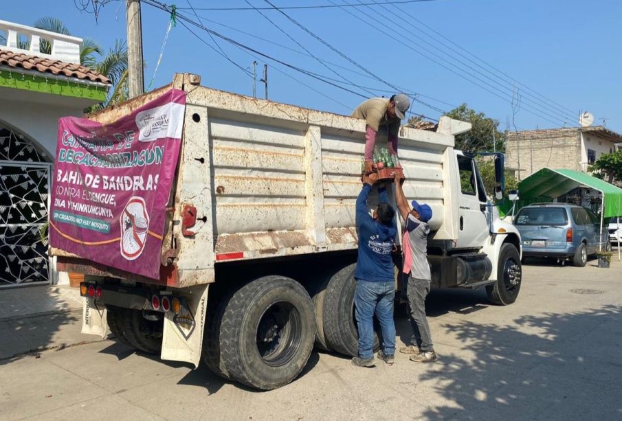 Continúa la campaña de descacharrización, en San José del Valle