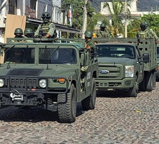 Custodia Guardia Nacional y Ejército a Candidatos de MC