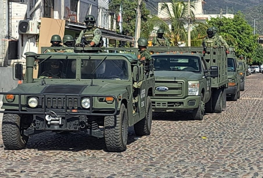 Custodia Guardia Nacional y Ejército a Candidatos de MC