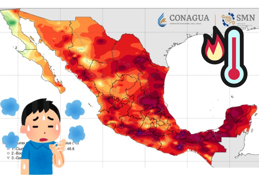 Segunda ola de calor en México: 11 estados superarán los 45°C; ¿cuándo termina?