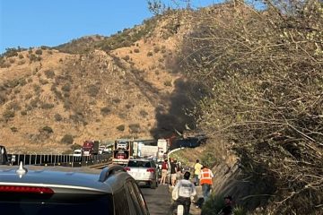 Incendio de tráiler, cierre de autopista Guadalajara-Tepic (VIDEO)